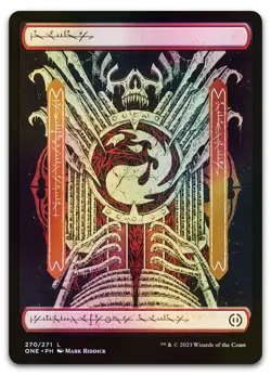 Mountain (270) - Full Art #270 (Foil) NM Phyrexia All Will Be One ONE Magic MTG - Image 1