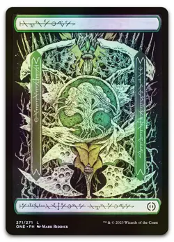 Forest (271) - Full Art #271 (Foil) (NM) Phyrexia All Will Be One ONE Magic MTG - Image 1