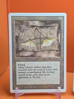 🟤🟤🟤 (4) 1994 Magic The Gathering ORNITHOPTER REVISED EDITION PLAYED 🟤🟤🟤 - Image 2