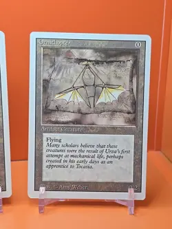 🟤🟤🟤 (4) 1994 Magic The Gathering ORNITHOPTER REVISED EDITION PLAYED 🟤🟤🟤 - Image 5