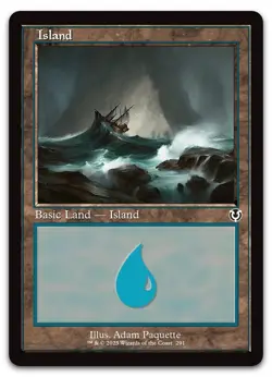 Island (291) (Retro Frame) #291 (NM) Innistrad Remastered INR Magic MTG - Image 1