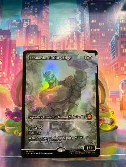 Leonardo, Cutting Edge (Showcase) Teenage Mutant Ninja Turtles Foil - Image 1