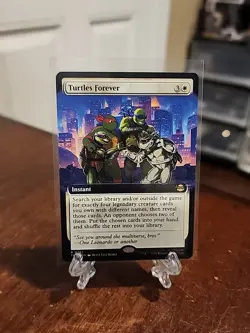 Turtles Forever (Extended Art) Rare MTG Ninja Turtles - Image 1