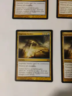 4 X Supreme Verdict Return to Ravnica Regular - Image 4