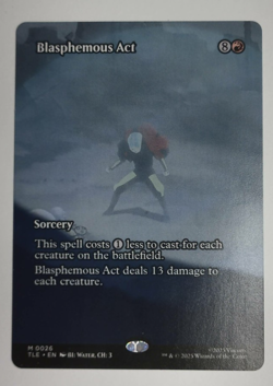 Blasphemous Act (Borderless) TLE MTG - Image 1