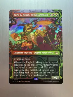 Raph & Mikey, Troublemakers 250 - MTG: Teenage Mutant Ninja Turtles - Foil - Image 1