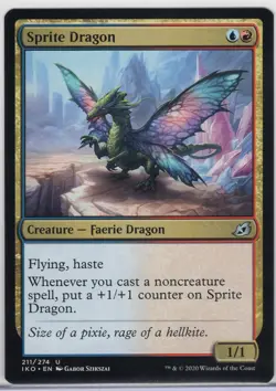 1x Sprite Dragon - Ikoria: Lair of Behemoths - Near Mint - Image 1