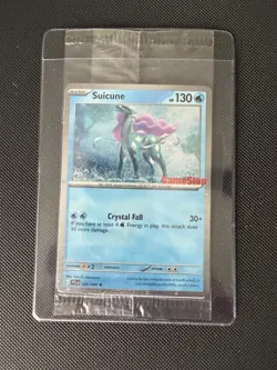 Suicune - Phantasmal Flames 026/094 Sealed Gamestop Promo Pokemon Cosmos Holo - Image 1