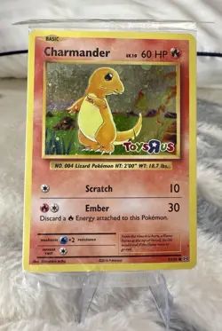 2016 Pokemon Card Charmander Toys R Us Promo 9/108 Factory Sealed See Picture - Image 1
