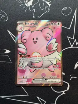 Blissey EX 201/167 Pokemon TCG Twilight Masquerade Full Art Ultra Rare English - Image 1