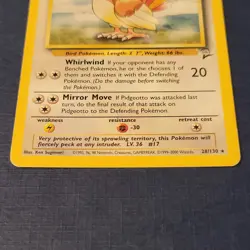 Pokemon Pidgeotto 28/130 Base Set 2 Regular Mod/Heavy Played *FREE SHIPPING* - Image 3