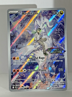Pokemon N's Reshiram 167/159 SV Journey Together Stamped #167 NM Ships Today! - Image 1