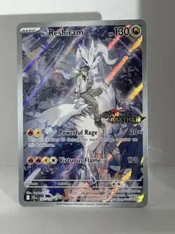 Pokemon N's Reshiram 167/159 SV Journey Together Stamped #167 NM Ships Today! - Image 5
