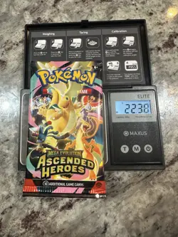 22.38g! HEAVY -Pokemon Ascended Heroes Booster Pack -Possible GODU - Image 1