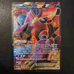 Pokemon - Volcanion EX 107/114 Steam Siege - Holo Full Art Ultra Rare - LP/MP - Image 3