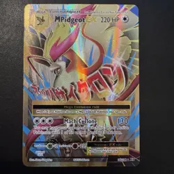 Pokemon TCG - M Pidgeot EX 105/108 Evolutions - Holo Full Art Ultra Rare - LP/MP - Image 3
