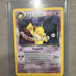 Dark Hypno - 9/82 Team Rocket Unlimited Holo Rare Pokemon -LP - Image 3