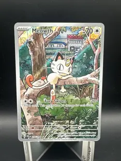 Meowth 106/094 Pokemon TCG Phantasmal Flames Illustration Rare Near Mint - Image 1