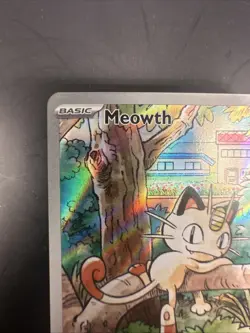 Meowth 106/094 Pokemon TCG Phantasmal Flames Illustration Rare Near Mint - Image 2