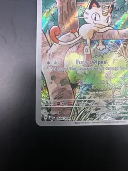Meowth 106/094 Pokemon TCG Phantasmal Flames Illustration Rare Near Mint - Image 4