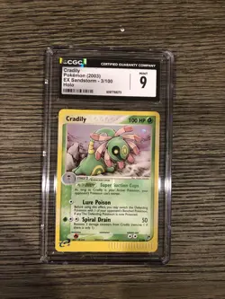 2003 Pokemon - Cradily Holo Rare - EX Sandstorm 3/100 - CGC 9 MINT 🔥 - Image 1