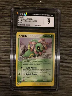 2003 Pokemon - Cradily Holo Rare - EX Sandstorm 3/100 - CGC 9 MINT 🔥 - Image 2