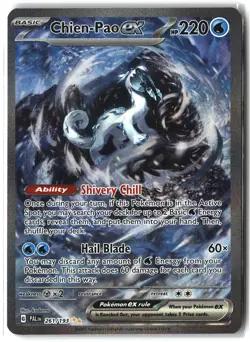 Chien-Pao ex ⭐ 261/193 Holo Special Illustration Rare Paldea Evolved Pokemon NM - Image 1