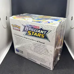 Pokemon TCG - Sword and Shield Brilliant Stars Booster Box Sealed-Free Fast Ship - Image 2