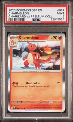 Pokemon TCG Charmeleon 27/197 Holo Promo | Charizard Prem. Coll. PSA 9 Mint - Image 1