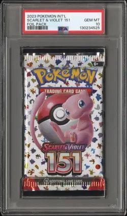 Pokemon Scarlet & Violet 151 SEALED Booster Pack PSA 10 GEM MINT - Image 1