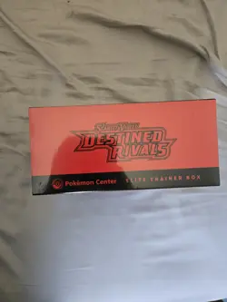 SEALED Pokemon Center Exclusive Destined Rivals ETB Elite Trainer Box - Image 2