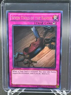 Yugioh TCG Seven Tools of the Bandit LCYW-EN089 1st Edition Holo NM - Image 1