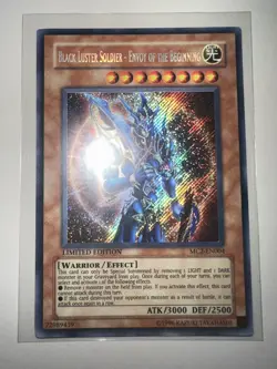 Yugioh! Black Luster Soldier - Envoy of the Beginning MC2-EN004 Secret Rare NM - Image 1