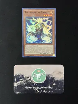 Thunderclap Monk - Yugioh SAST-EN026 1st Edition Super Rare NM - Image 1