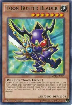 YUGIOH Toon Buster Blader MP16-EN205 BOSH-EN038 1ST EDITION NM ! - Image 1