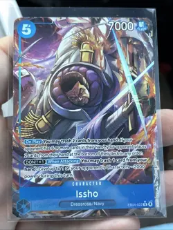 Issho - EB04-022 (Alternate Art) Alt Art The Azure Sea's Seven Foil One Piece - Image 2