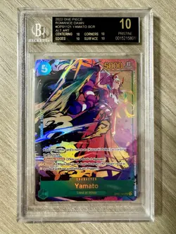 One Piece Yamato #121 OP-01 Romance Dawn (ENG) BGS 10 BLACK LABEL - Image 1