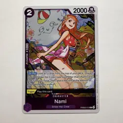 One Piece TCG The Best 2 Nami PRB02-012 Foil NM - Image 1