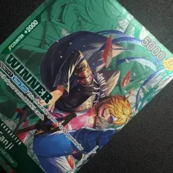 One piece Card Game Sanji EB01-014 2025 Tournament Pack Vol. 1 Winner English - Image 2