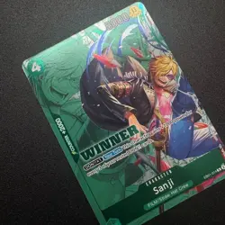 One piece Card Game Sanji EB01-014 2025 Tournament Pack Vol. 1 Winner English - Image 4