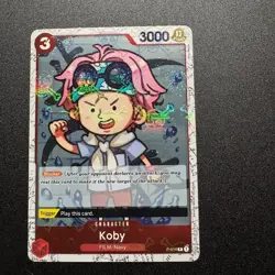 4x Koby P-014 PRB-01 Rare Foil Jolly Roger Parallel - One Piece TCG English NM - Image 1