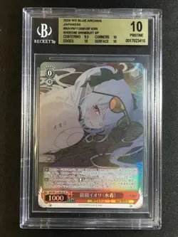 SIGNED Shiromi Iori Weiss Schwarz 2024 Blue Archive SP Japanese PRISTINE BGS 10 - Image 1