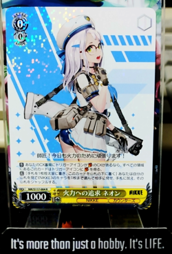 Weiss Schwarz Nikke NIK/S117-004 R Seeking Firepower Neon Gun Gal JAPAN - Image 1