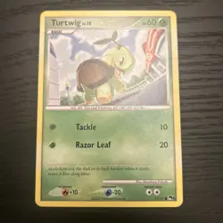 Turtwig 17/17 Pop Series 6 Promos 2007 Pokemon TCG Card - Image 1