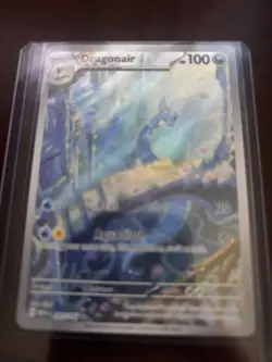 Pokemon TCG Dragonair Scarlet & Violet Holo Illustration Rare Card 181/165 - Image 1