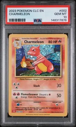 Charmeleon 002 Pokemon PSA 10 TRADING CARD GAME CLASSIC - Image 1