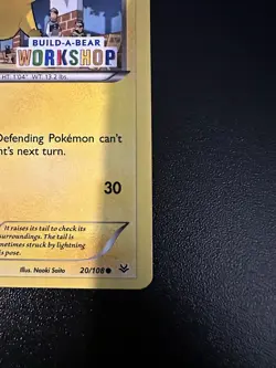 Build a Bear Pokemon Card Pikachu Promo Trading Card. VHTF - Image 3