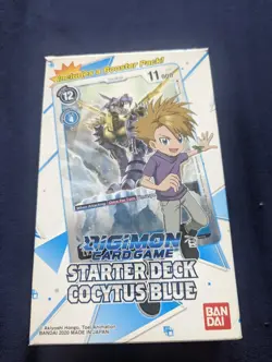 Digimon Card Game. Starter Deck, Cocytus Blue. Preowned. Good Condition - Image 1