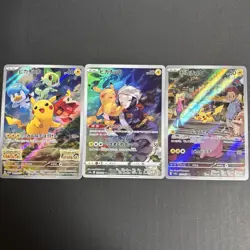 Pikachu Pokemon Card full art collection set lot PROMO Japanese SV-P AR CHR - Image 1