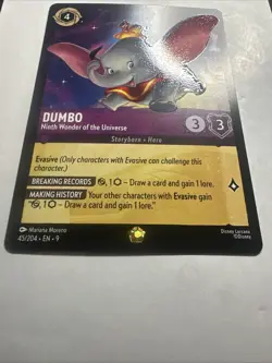 Dumbo - Ninth Wonder of the Universe 45/204 Fabled Regular Lorcana Card NM Fresh - Image 2